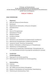 Prüfungsordnung - Universität Tübingen