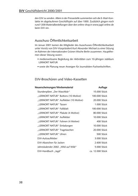 Geschäftsbericht 2000 - 2001 - Newsroom.de