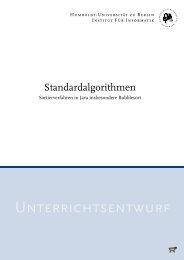 Unterrichtsentwurf_Standardalgorithmen - Medienwissenschaft ...