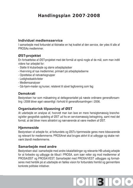 Handlingsplan • GF-referat • Principprogram • Vedtægter For ... - Prosa