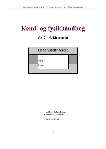 Ny Kemi/Fysikhåndbog 2012 - Finn Dalum-Larsen skoleting