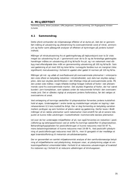 EVALUERINGSRAPPORT PIL - AgroTech