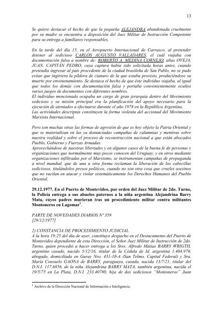 7. Partido Peronista Montonero - Portal del Estado Uruguayo