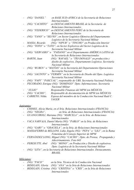 7. Partido Peronista Montonero - Portal del Estado Uruguayo