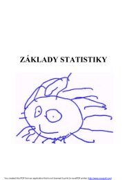 ZÁKLADY STATISTIKY