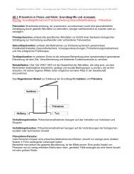 UE 1 Prävention in Praxis und Klinik: Grundbegriffe und ... - Mediwiki