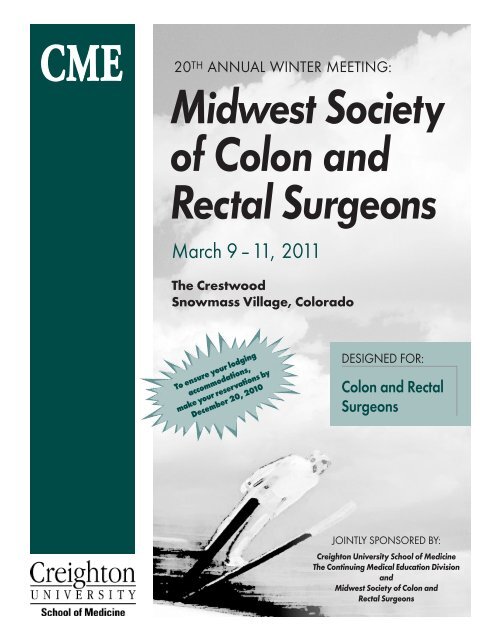 Midwest Society of Colon and Rectal Surgeons - Creighton ...