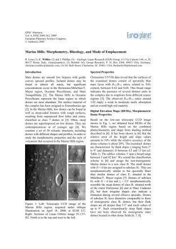 Marius Hills: Morphometry, Rheology, and Mode of Emplacement