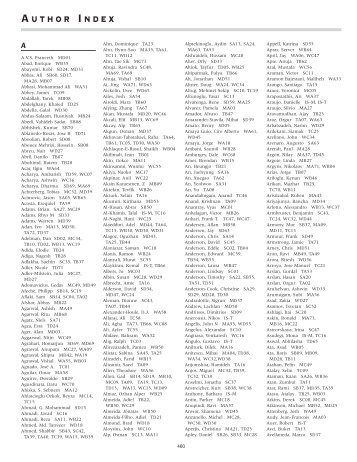 Author Index