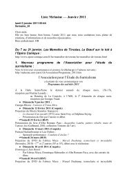 Liste Melusine - Centre de Recherche sur le Surréalisme ...