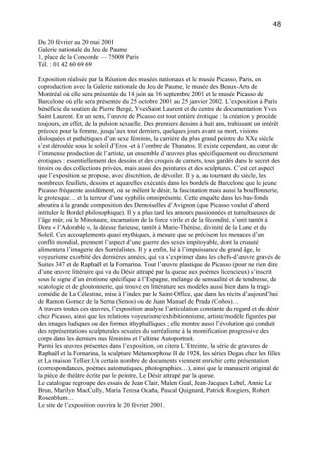 liste de discussion mélusine 2 001 - Centre de Recherche sur le ...