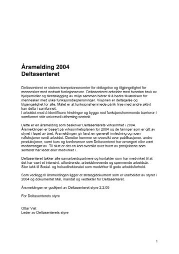 Årsmelding 2004 (PDF) - Bufetat