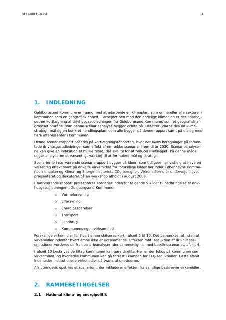 KLIMAPLAN GULBORG- SUND KOMMUNE