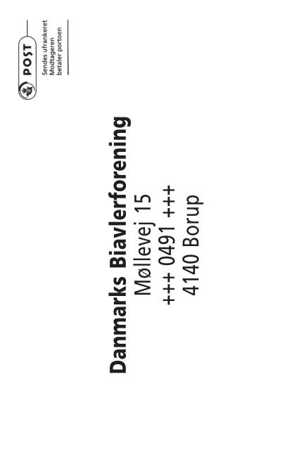 Tidsskrift for Biavl 2001