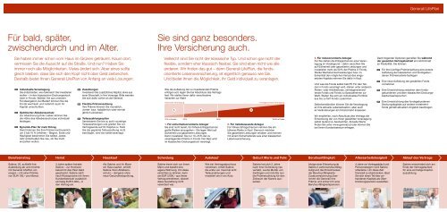 Folder Generali LifePlan - Generali Versicherung AG