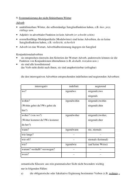 5. Das morphologische Teilsystem Morphologie befasst sich ... - Upc