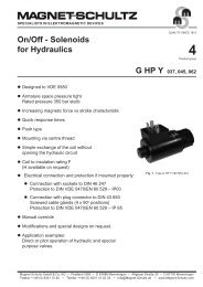 On/Off - Solenoids for Hydraulics - Upc