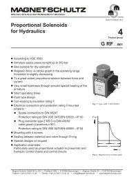 Proportional Solenoids for Hydraulics - Upc