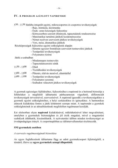 Pedagógiai Program - Upc