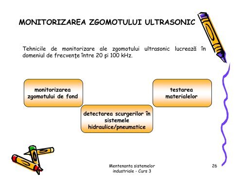 TEHNICI DE MENTENANTA PREDICTIVA