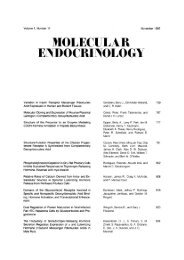 TOC (PDF) - Molecular Endocrinology