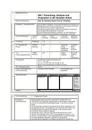 MA 1 Forschung, Analyse und Evaluation in der Sozialen ... - HAWK