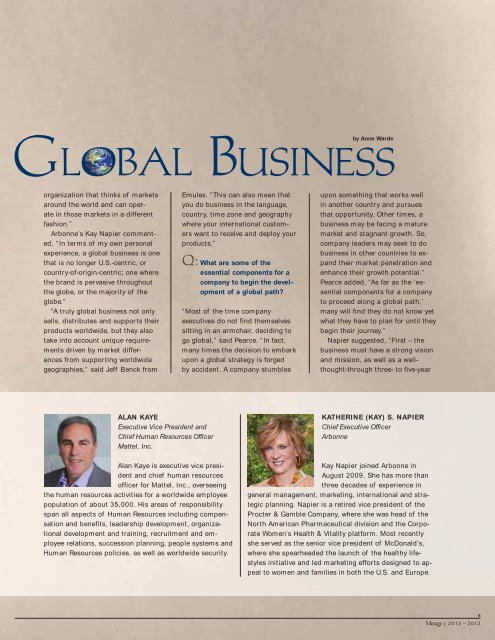 Sustaining Global Growth - The Paul Merage School of Business ...