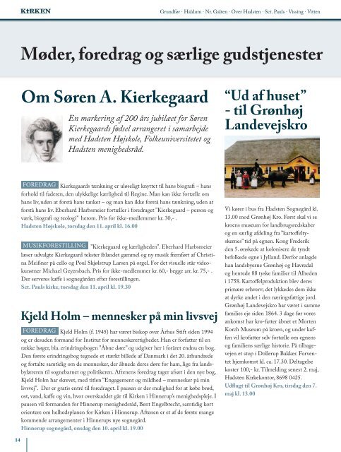 Kirken nr. 1-2013 - Hadsten sogne