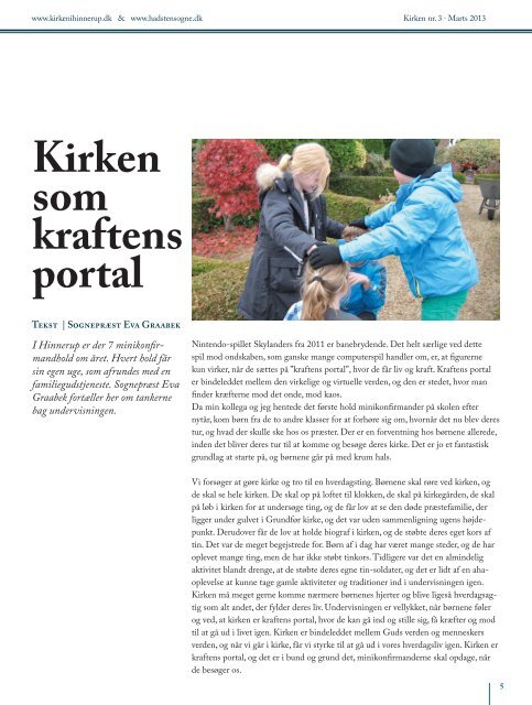 Kirken nr. 1-2013 - Hadsten sogne