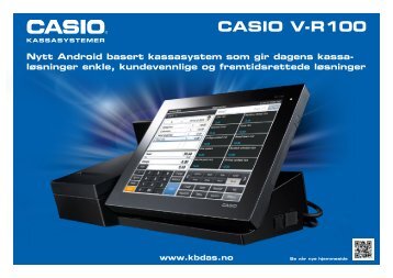 CASIO V-R100 - Kasse og Butikkdata AS