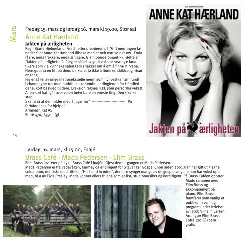 Januar - juli 2013 - Sandnes kulturhus
