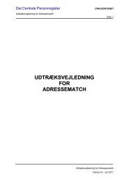 udtræksvejledning adressematch version 8.pdf - cpr