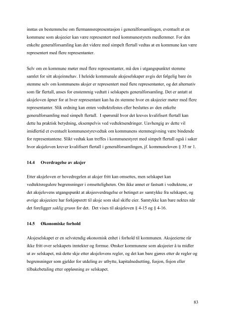 Rapport fra Hjort - endelig utredning - Advokatfirmaet Lund & Co DA