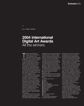 Download 2004 iDAP catalogue - IDAprojects