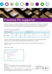 Frontline PC-supporter - Mercantec