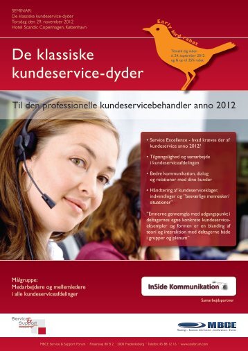 De klassiske kundeservice-dyder - Service & Support Forum