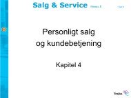 Personligt salg og kundebetjening - Lexitus-EU