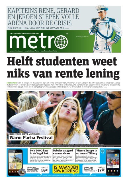 Helft studenten weet niks van rente lening - Metro