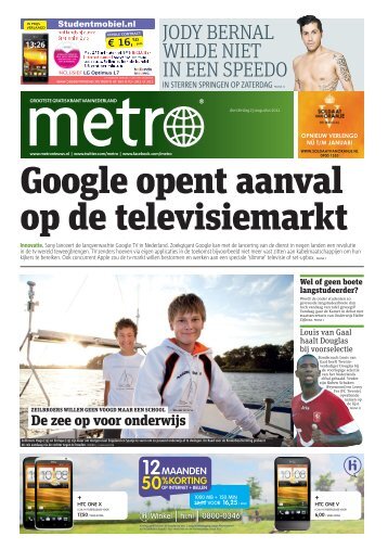 Google opent aanval op de televisiemarkt - Metro