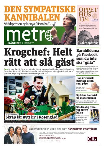 ÖPPET HUS 13/4 - Metro