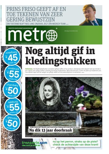 Nog altijd gif in kledingstukken - Metro