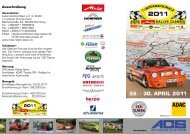 Ausschreibung - Metz Rallye Classic