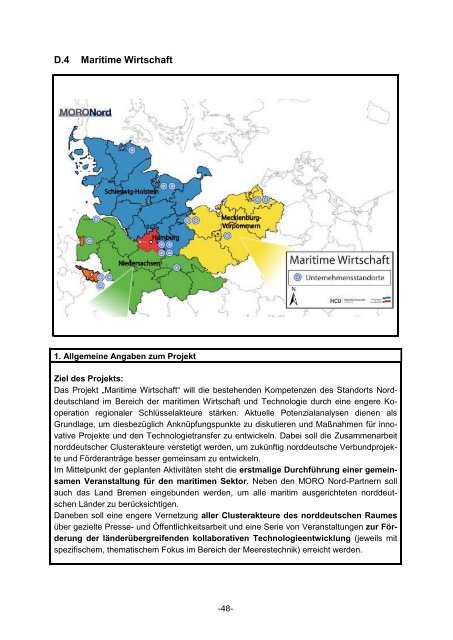 a. gesamtbewertung des moro nord-projektes - Metropolregion ...