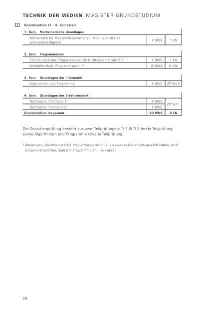 Sommersemester 2009 - Medienwissenschaften