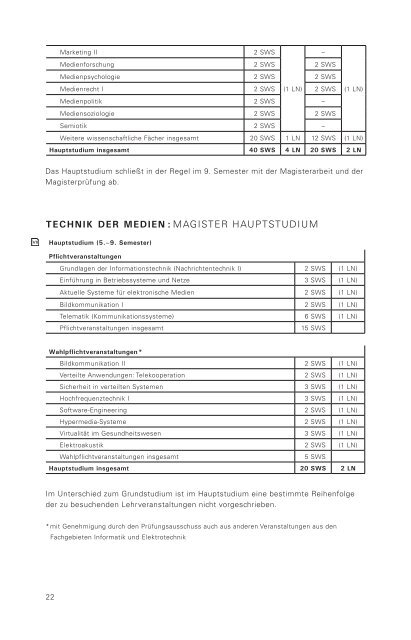 Sommersemester 2009 - Medienwissenschaften