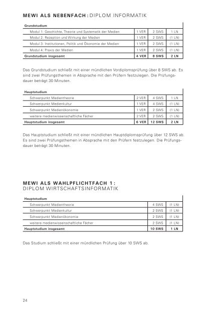 Sommersemester 2009 - Medienwissenschaften