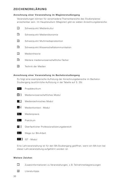 Sommersemester 2009 - Medienwissenschaften