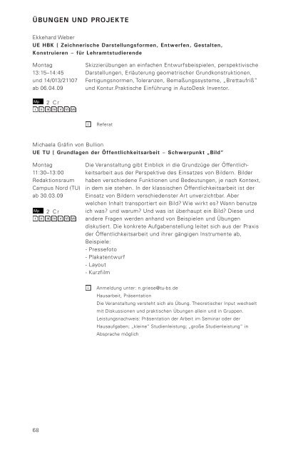 Sommersemester 2009 - Medienwissenschaften