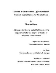 Studies of the Business Opportunities in Context aware Stories for ...