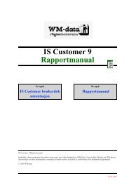 IS Customer 9 Rapportmanual